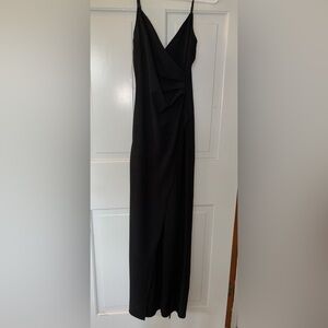 Long black prom dress